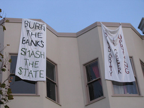 greek-demo-banners-on-bldg_5623 Anarchist Enthusiasm, Dec. 20, 2008, San Francisco.