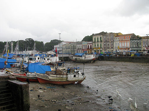 harbor_6345 The old harbor in Belem, as the rain is starting again.