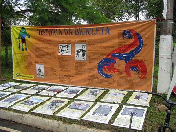 historia-da-bicicleta_6697 The History of the Bicycle display.