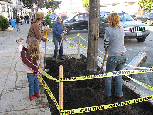 working-plot-on-harrison_5859 Working the new plot on Harrison between 24th and 25th.