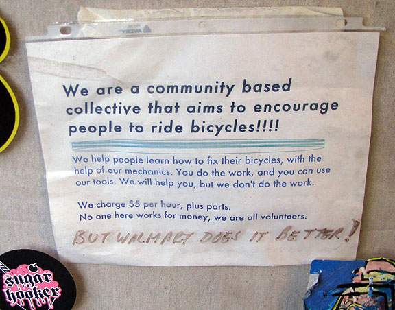 bike-oven-explanation_7249 Every DIY bike shop has its own philosophy and "rules."
