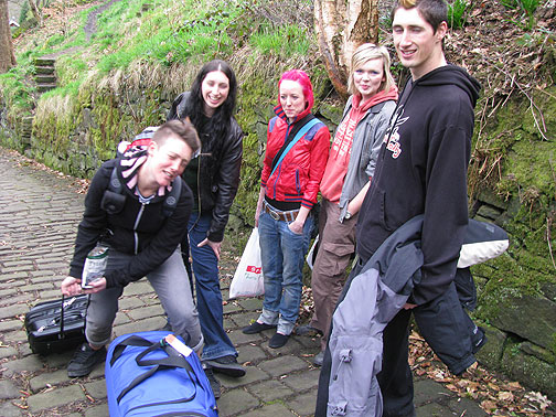 nes-cath-tanya-katie-tommy_8599 Nes, Cath, Tanya, Katie, and Tommy, my companions for the hike up to Hebdenstall.