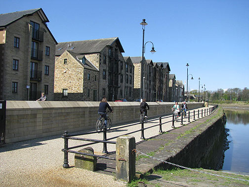 new-cyclepath-on-river-lune_8756 New riverside cyclepath in Lancaster.