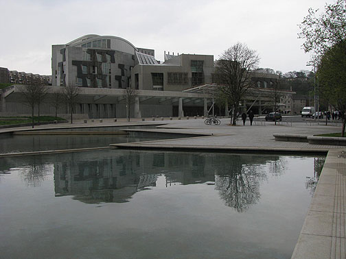 parliament-and-pond_8837 Parliament building, partial view.