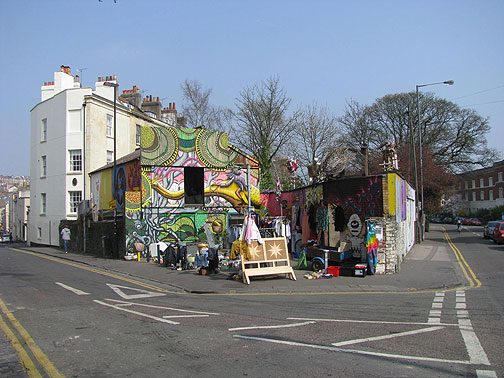 stoke-squat_8249 Across from the back of the proposed cultural center, an anarchist squat slated to be demolished in favor of a supermarket!
