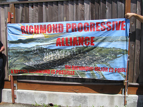richmond-progressive-alliance-banner_1224 Richmond elected a Green mayor last time around, and there's definitely a growing vision of a new life growing here.