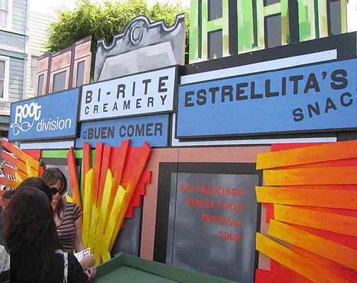 streetfood_frontsign_1362 The sign at the front of the event.