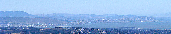 view-north-of-sf-and-sb-mtn-from-skyline_1174 San Bruno Mountain and San Francisco from far south.