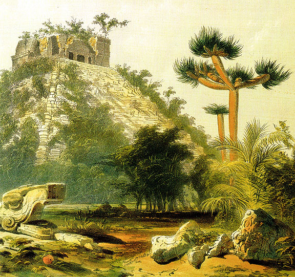 chichen-pyramid-Catherwood