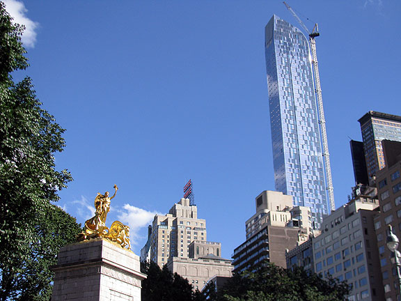 Like San Francisco, there's a frenzy of building in New York too, the global city saga...