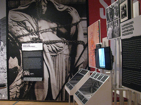 At the "Activist New York" exhibit at the City Museum of New York... from the Proletarian Literature section.