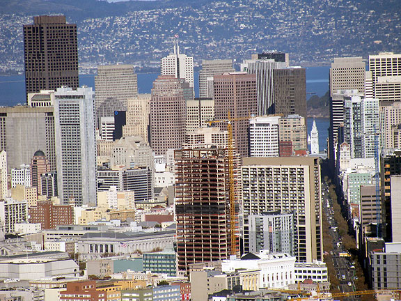 The frenzy of construction and upward growth continues unabated in San Francisco while we all await the next, inevitable crash.