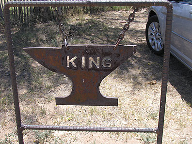King Anvil ranch sign