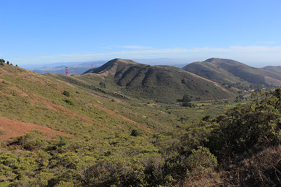 Gerbode Valley from just north of the Golden Gate...