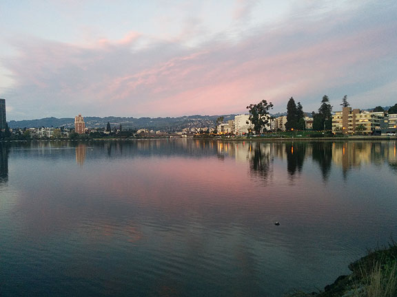 Walking around Lake Merritt on December 7, the light was just gorgeous... epicenter of gentrification and protest during these years, and it will continue to be for some time I'm sure.