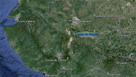 On this shot you can see how Ciudad Guzman sits right between the port at Manzanillo and the big city of Guadalajara, dooming it perhaps to a kind of development path that it would do well to avoid.