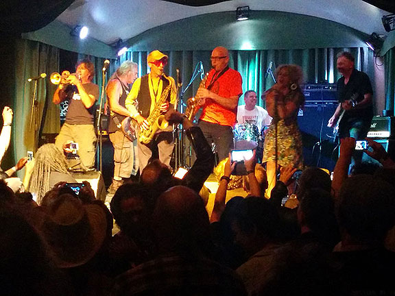 A version of the legendary band Flipper, minus long-deceased Will Shatter, played "Sex Bomb" at the Punk Rock Renaissance Show at the Verdi Club, Sept. 26, 2015. Photo: Chris Carlsson
