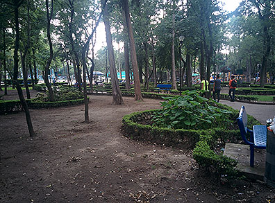 Most of the parks around Mexico City are reminiscent of Parisian parks...
