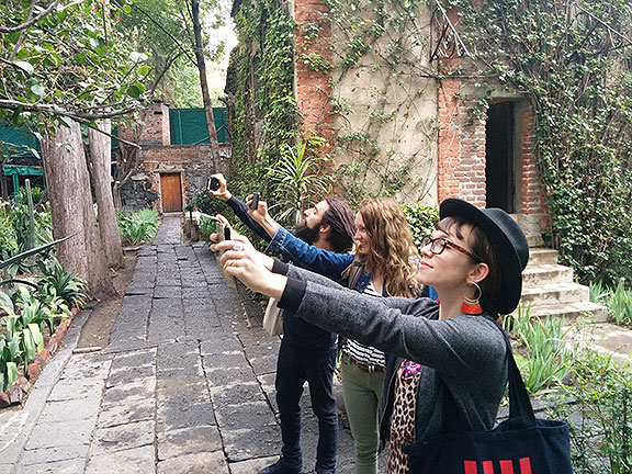 Selfies at Trotsky's house!