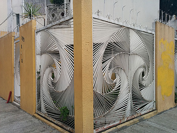 A beautiful fence in Santa Maria de Ribera, one of my favorite neighborhoods.